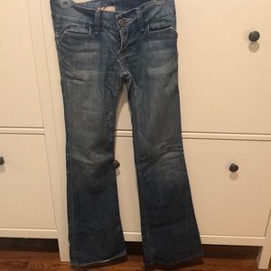 William rast light wash flare jeans